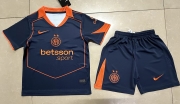 2526 Int Milan third away kids soccer jersey